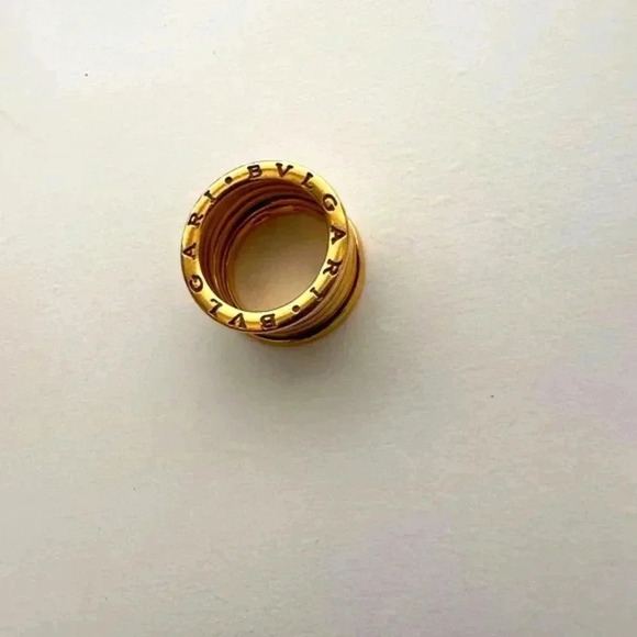 BVLGARI SZ 7 18K Gold Ring B Zero1 - Picture 6 of 14
